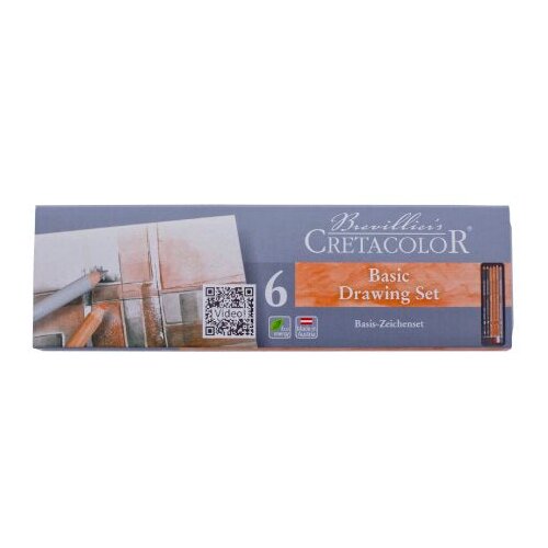  Umjetničke drvene bojice Cretacolor 6 kom u metalnoj kutiji Cene
