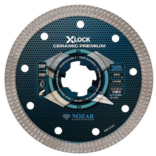 Nozar Rezalna plo&scaron;ča X-Lock Ceramic Premium (Premer diska: 125 mm, 1 kos) Cene