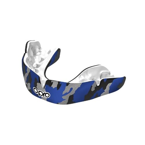 UFC Opro Camo Adult Custom-Fit Mouthguard, Black/Blue/Silver, (20503019) Cene