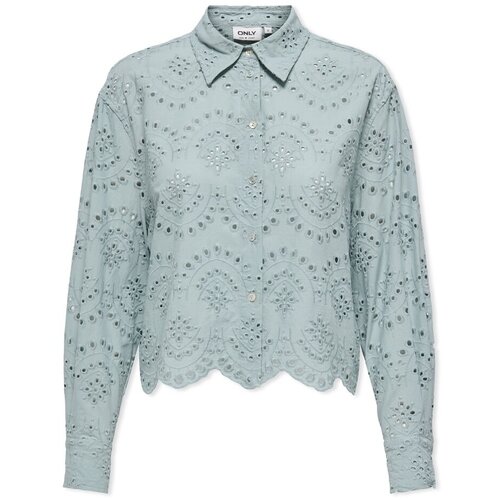Only Topi & Bluze Noos Valais Shirt - Abyss Modra Cene
