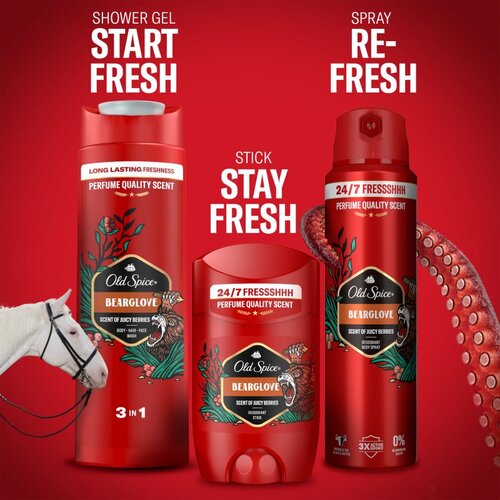 Old Spice Bearglove osvježavajući dezodorans u spreju za mu&amp;scaron;karce 200 ml Slike