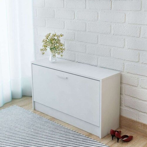 vidaXL klupa za pohranu obuće bijela 80x24x45 cm Cijene