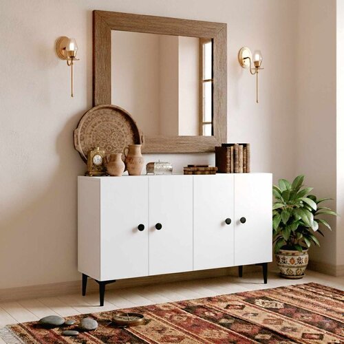 Hanah home komoda Sherifa 120, 120 cm, bela Cene