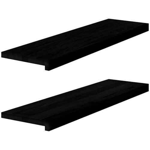  Prozorske klupice 2 kom tamnosmeđe 90x30x2 cm masivne hrast Cijene