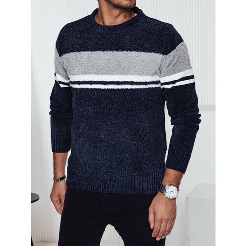 DStreet Sweter męski w paski granatowy Cijene