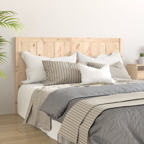 VidaXL Uzglavlje za krevet 145,5 x 4 x 100 cm od masivne borovine Slike