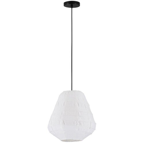 Nova Luce Bela lanena viseča svetilka &oslash; 36 cm Linnet &ndash; Cene