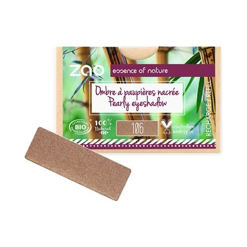 Zao Rectangle senčilo - polnilo - 106 Pearly Bronze Slike