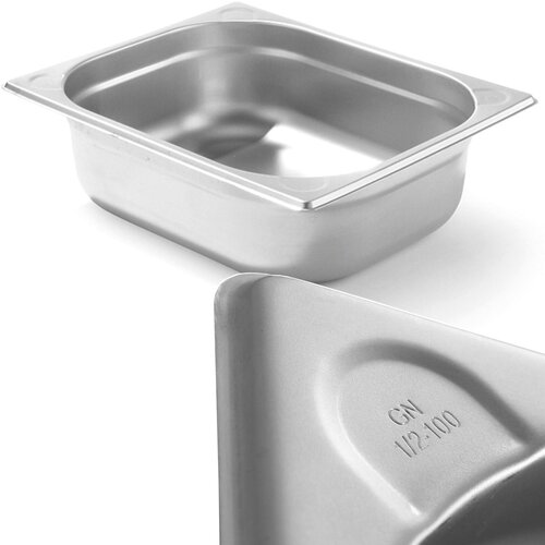Hendi kitchen line gn 1/2 jeklena posoda, višina 100 mm - 806333, (21384188) Cene