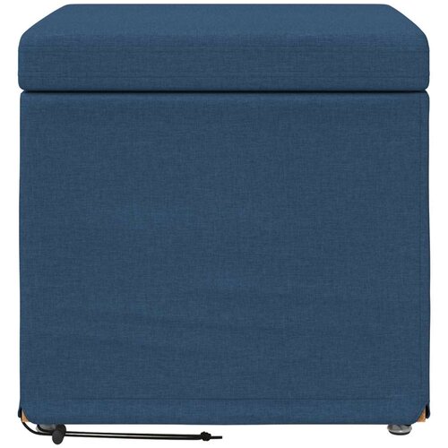  Stolica Plava 41 x 41 x 40 cm Tkanina i konstruirano drvo - Plava 40 cm tkanina Slike