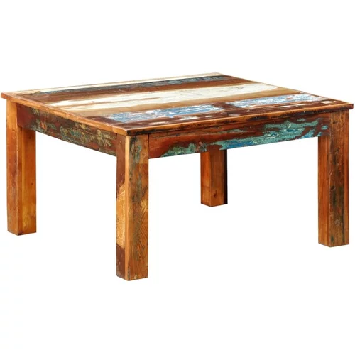  Klubska mizica kvadratna iz predelanega lesa