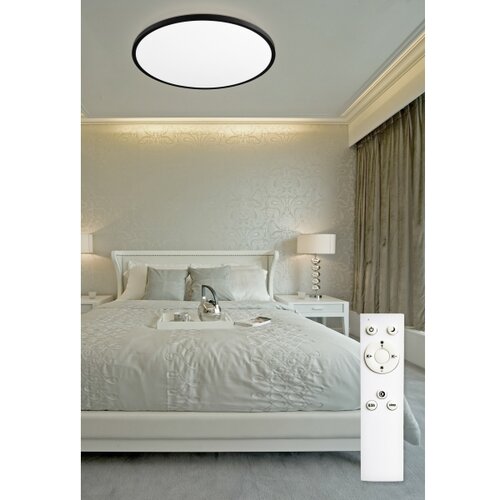 Top Light - LED prigu&amp;scaron;iva plafonska svetiljka REVIT LED/70W/230V prečnika 75 cm crna Slike