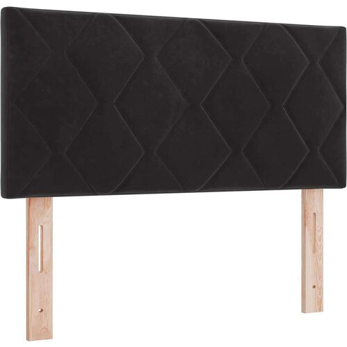 VidaXL Kutni krevet s madracem i LED-om Crni 90x190 cm Bar&amp;scaron;un Slike