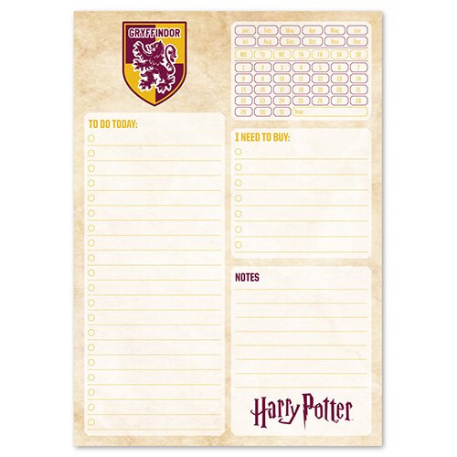 Grupo Erik Editores S. L. Harry Potter - Stoni planer - Harry Potter, Gryffindor, To Do Cene