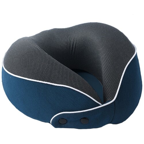 INF Spominska pena U-vzglavnik z 3-točkovno oporo, pralna prevleka Blue+Black, (5000309267) Slike