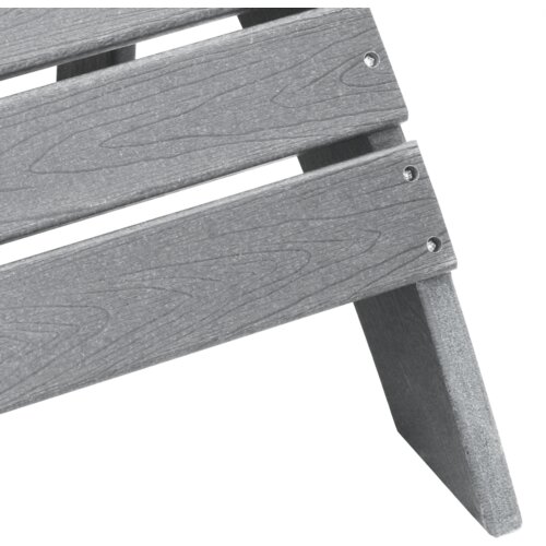  Set od 3 Vrtni Lounge Set Svjetlosiva HDPE Slike