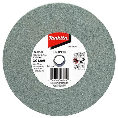 Makita brusilna plošča, 205x19x15,88mm, GC120H GB801 B-51976