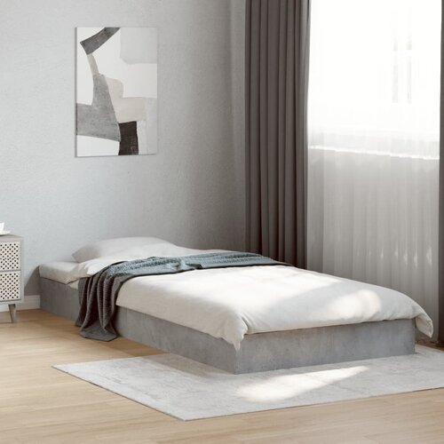 Furnova Posteljni okvir betonsko siv 75x190 cm inženirski les, (21939145) Slike