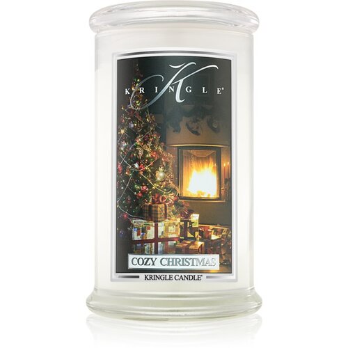 Kringle Candle Cozy Christmas di&amp;scaron;eča sveča 624 g Slike