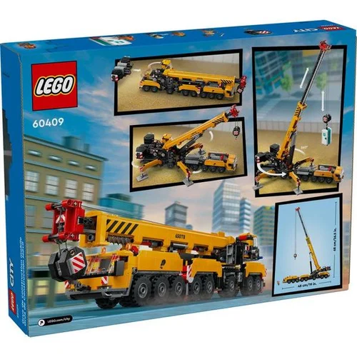 Lego ŽUTI MOBILNI GRAĐEVINSKI KRAN 60409