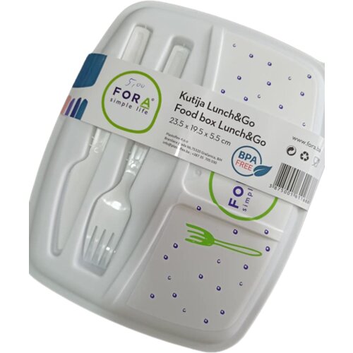 PLASTOFLEX BOX LUNCH 23,5X19,5X5,5 CM Cijene