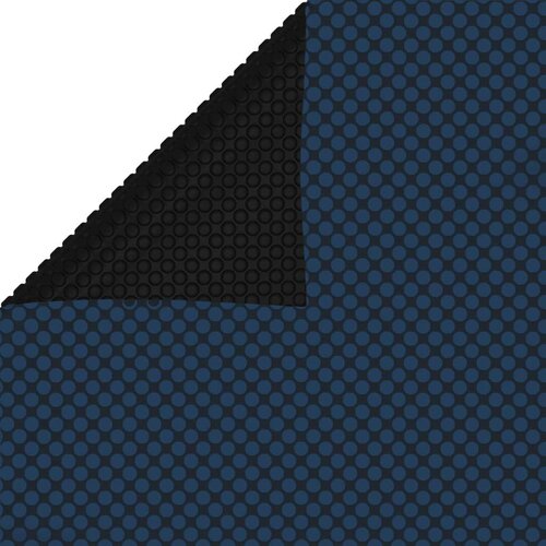  Plutajući PE solarni pokrov za bazen 260 x 160 cm crno-plavi Slike