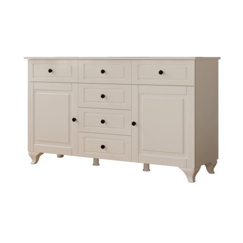 Hanah home Komoda Rb-025-01, 130x87x43 cm, Bijela Slike