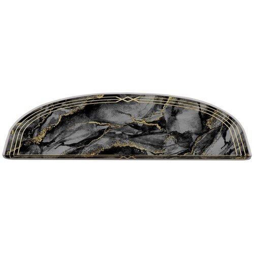 Vitaus Tamno sivi set tepiha za stepenice 16 kom 20x65 cm Marble Dream &ndash; Cijene