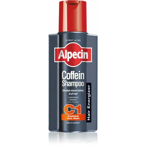 Alpecin Hair Energizer Coffein Shampoo C1 šampon s kofeinom za muškarce za stimuliranje rasta kose 250 ml
