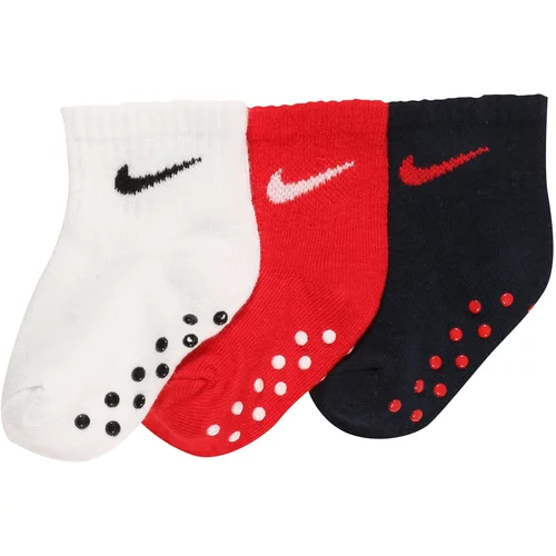 Nike Sportswear Sportske čarape crvena / crna / bijela