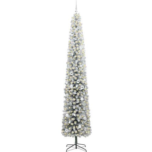 VidaXL Umjetno božićno drvce Zelena 270 cm PVC i čelik i plastika Slike