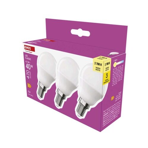  LED žarnica Classic Mini Globe / E14 / 4,2 W (40 W) / 470 lm / Toplo bel 3/1 Cene