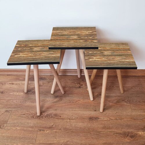 Hanah home Set 3 stočića 3Shp345 Brown Cene