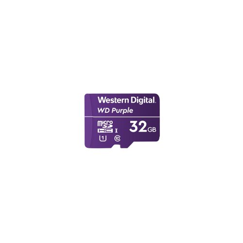 Western Digital Purple 32GB Surveillance microSD Card Class 10, UHS-I U1 WDD032G1P0A memorijska kartica Slike