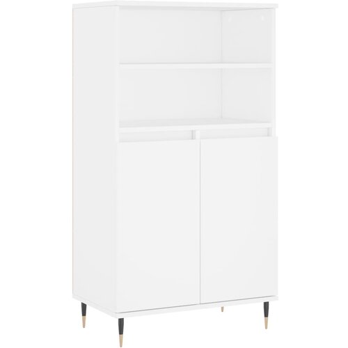 Maison Chic Visoka omara - Komoda - Predalnik Bela 60x36x110 cm inženirski les, (21722558) Cene