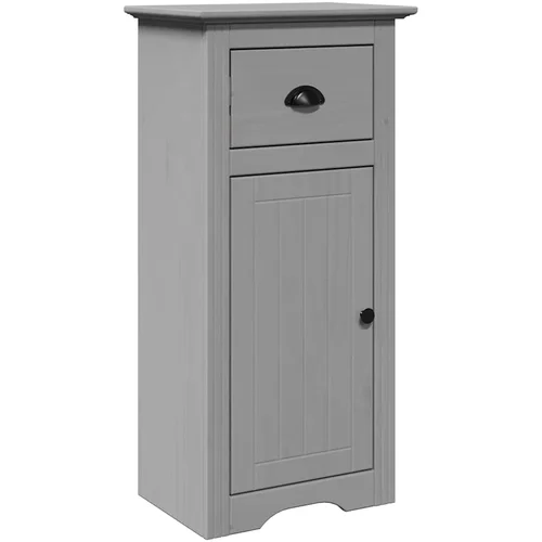 MAISON CHIC Kopalniška omarica - Kopalniški kabinet "BODO" Grey 44x30x90 cm, (21794480)