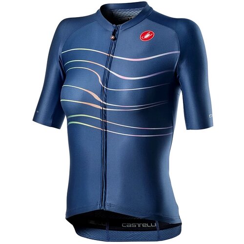 Castelli Aero Pro W Jersey Agate Blue Women's Cycling Jersey Slike
