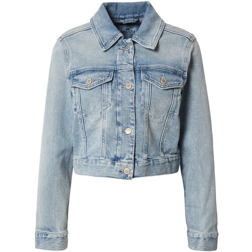 Hollister Prehodna jakna svetlo modra Slike