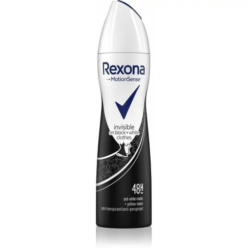 Rexona Invisible on Black + White Clothes antiperspirant u spreju (48h) 150 ml