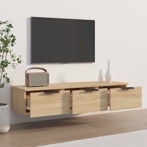  Zidni ormarić boja hrasta sonome 102x30x20 cm konstruirano drvo Slike