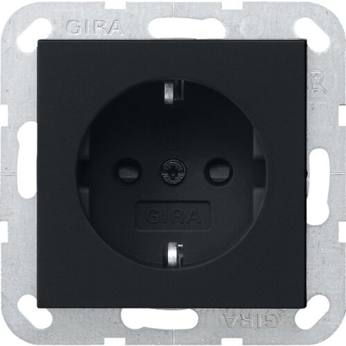 Gira SCHUKO vtičnica črna 0453005, (21225424) Cene