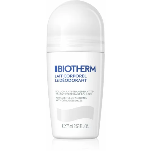 Biotherm Lait Corporel Le Déodorant antiperspirant roll-on bez parabena 75 ml
