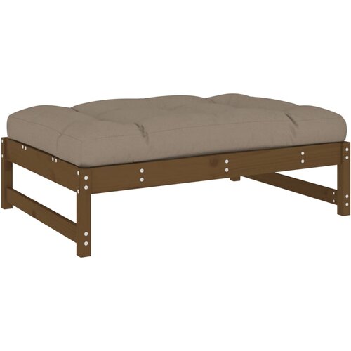 Maison Chic Vrtni stolček - Vrtni stoli za noge medeno rjav 120x80 cm trdna borovina JS908, (21877416) Cene