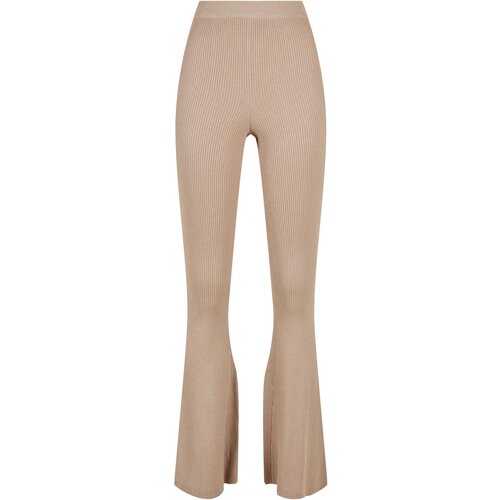 UC Ladies Women&amp;#039;s ribbed knit leggings Bootcut lighttaupe Slike