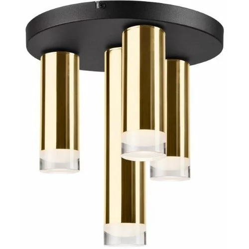 LAMKUR Stropna lampa za 4 žarulje u crno-zlatnoj Diego, ø 30 cm