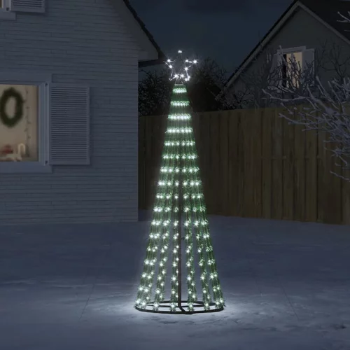  Svjetleći stožac za božićno drvce 275 LED hladni bijeli 180 cm