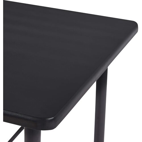  Barski stol crni 120 x 60 x 110 cm MDF Slike
