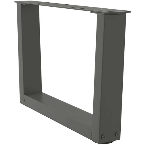  Noge za blagovaonski stol V-oblik 2 kom antracit 50x(30-31 3)cm Slike