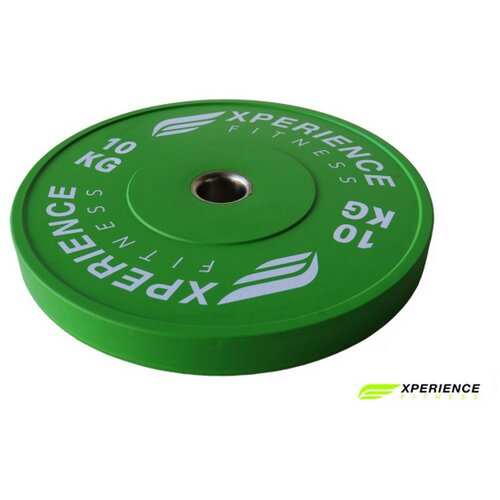 MANIDEA bumper ploče u boji experience fitness 2 x 10 kg zelena Slike