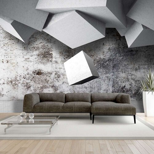  Tapeta - Geometric rain 100x70 Slike